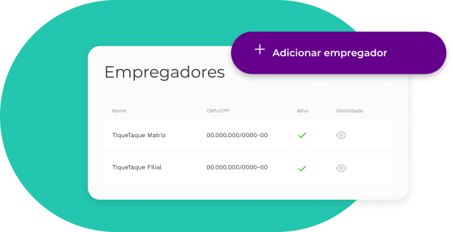 Gestão de múltiplos CNPJs no TiqueTaque