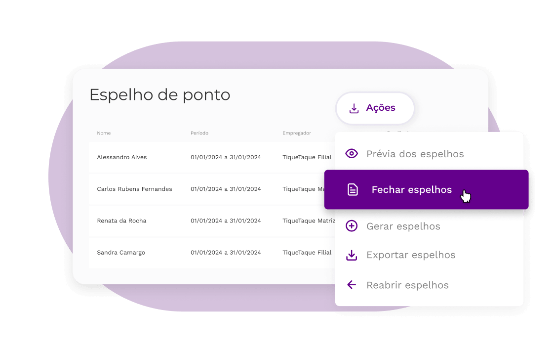 Espelho de ponto