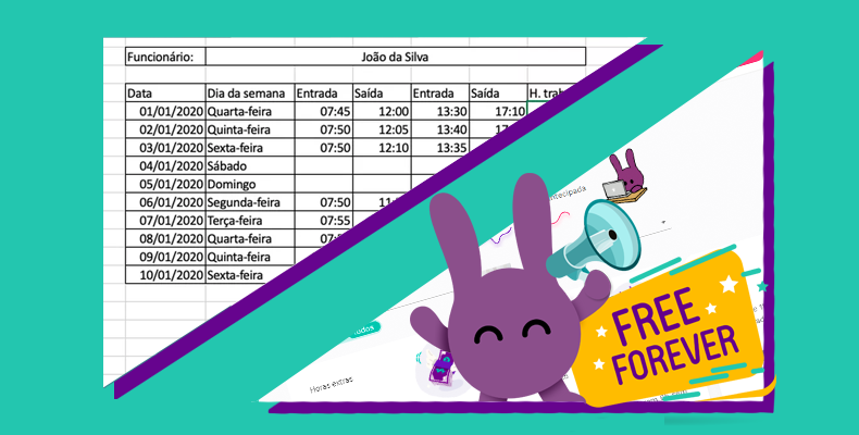 Controle de ponto no Excel x Controle de ponto online